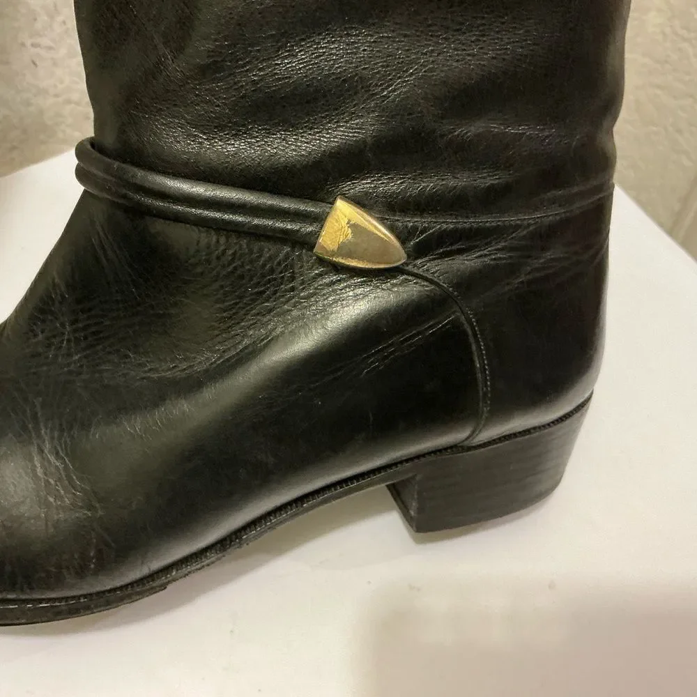 Saks Fifth Avenue Black Over the Knee Boots